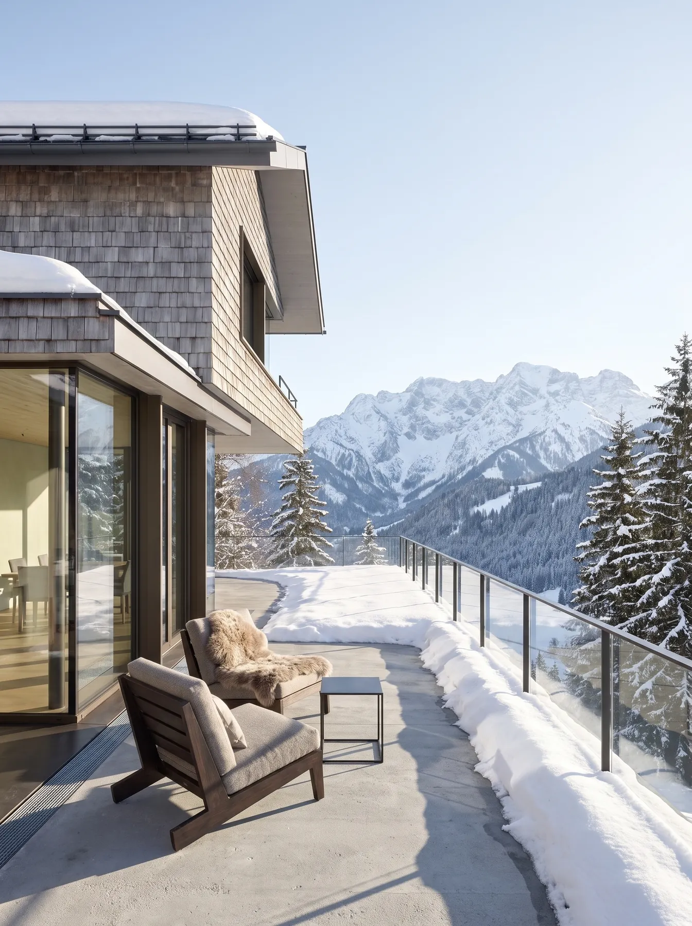 Haus Schwarzeck, Terrasse