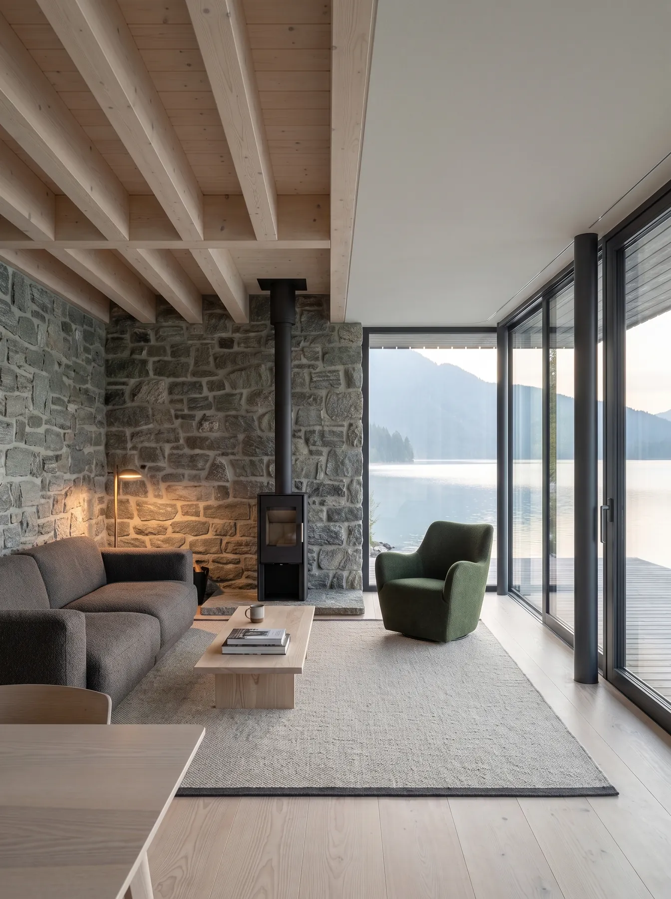 Uferhaus Walchensee, Wohnraum
