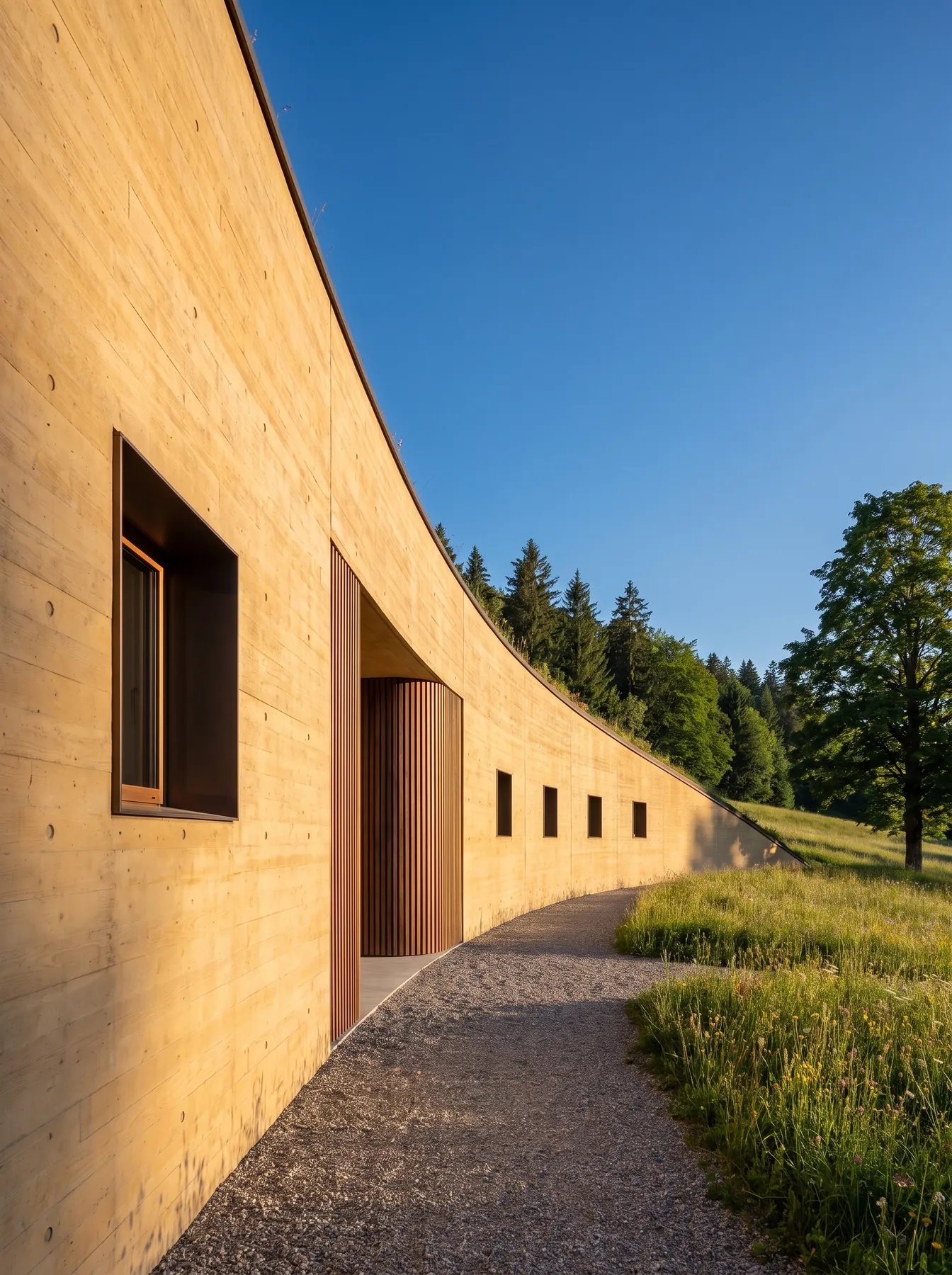 Villa Wiesenbogen, Ankunft