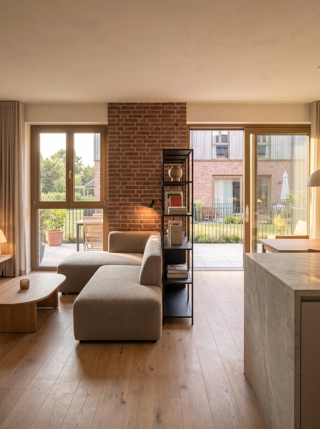 Wohnhof Unterhaching, Wohnraum